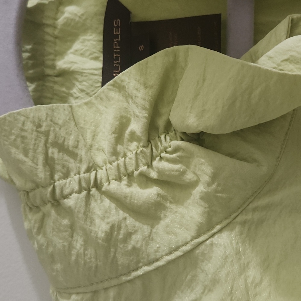 Vintage Multiples Lime Color Trench Coat / Jacket… - image 6